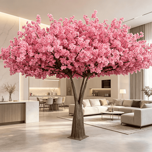 Árbol de Flores de Cerezo Artificial Grande Personalizado, Ultra Realista y Fácil de Instalar con Entrega a Domicilio para Decoración Comercial de Diseño - Product Image 5