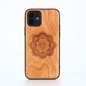 Custodia per telefono in legno serie di <span class=keywords><strong>Cover</strong></span> in legno massello con incisione personalizzata per <span class=keywords><strong>Iphone</strong></span> 15 pro max 14 - Product Image 1