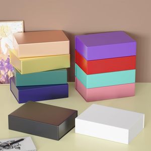 Nouvelle boîte pliante magnétique en papier avec grand logo personnalisé, emballage de luxe, boîte cadeau rigide en carton pliable - Product Image 3