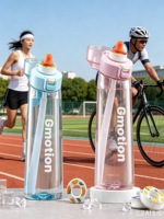 Bouteille d'eau saine et étanche avec couvercle à ouverture rapide pour le camping, le sport, la maison, la randonnée, la danse et le saut