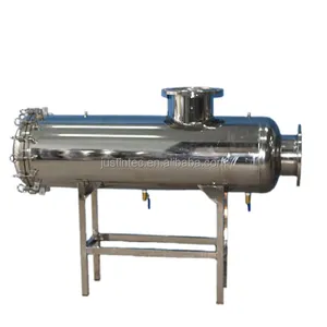 Particulates Filtration 40inch 80-160 TPH 4 Elements Stainless Steel High Flow Filter Housing