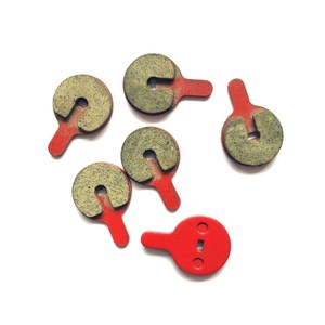 Pastillas de freno de disco para bicicleta de montaña, compuesto metálico, resina resistente a la abrasión, duraderas para frenos de bicicleta - Product Image 2