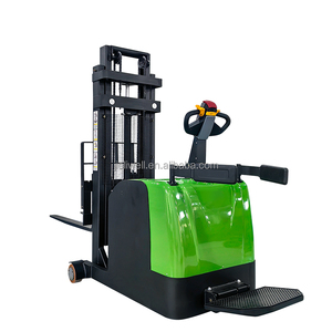 Apilador de palés eléctrico, carretilla elevadora hidráulica eléctrica, de 1 tonelada de contrapeso apilador, Envío Gratis - Product Image 2