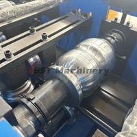 Machine de formage de gouttières entièrement automatique à grande vitesse et haute précision pour toitures en acier, fabriquée en usine en Chine