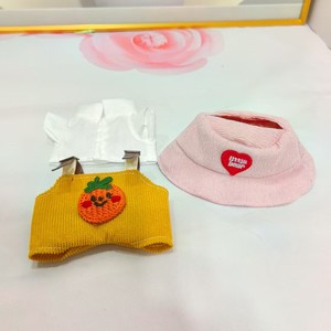 Nueva Ropa Hecha a Mano para Muñecas de 17 cm, Conjunto de Sombrero y Overol Bonitos, Colores Verde, Naranja y Azul, Conjuntos de Ropa al por Mayor - Product Image 2