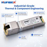 Transceiver SFP+ RJ45 Cuivre 10GBASE-T Compatible MSA, Vente Directe Usine, Livraison Rapide, Faible MOQ, Commande d'Échantillon