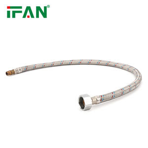 IFAN Fournisseur d'usine <span class=keywords><strong>Tuyau</strong></span> de plomberie Durable Double verrouillage Raccord de bain Plomberie Lavabos Entrée Flexible <span class=keywords><strong>Tuyau</strong></span> de douche - Product Image 4