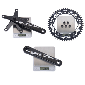Hợp kim nhôm crankset cố định bánh xe đạp <span class=keywords><strong>Crank</strong></span> <span class=keywords><strong>Set</strong></span> 165/170mm 144bcd 48T 49t đường xe đạp crankset - Product Image 5