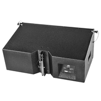 Sistema de Altavoces PA Estéreo Portátil DBK Dual de 10 Pulgadas, Sistema de Sonido Profesional para Conciertos al Aire Libre, Conjunto de Altavoces de Línea de Madera