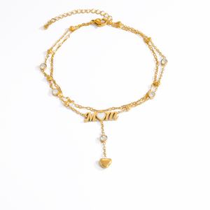 Chaînes de cheville en acier inoxydable pour femmes, cadeau de fête des Mères, accessoires de pied, vente en gros, chevillères tendance - Product Image 5