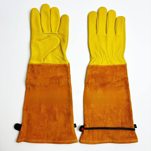 Gants <span class=keywords><strong>de</strong></span> soudage en cuir <span class=keywords><strong>de</strong></span> mouton pour soudeurs, isolants thermiques, résistants à la chaleur à l'arc d'argon, résistants à l'usure, gants <span class=keywords><strong>de</strong></span> sécurité au travail - Product Image 4