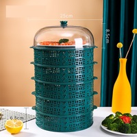 Couverture de légumes couverture de table creuse d'été domestique pour couvrir la nourriture anti-moustique mouches boîte de rangement de repas anti-poussière