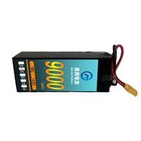 Batería Lipo 4S para Avión RC, Helicóptero, Dron FPV, Quadcopter con 9000mah 14.8V 90C