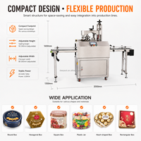 Machine de scellage automatique industrielle DEEPACK pour boîtes de conserve, biscuits, boîtes en plastique, emballages alimentaires