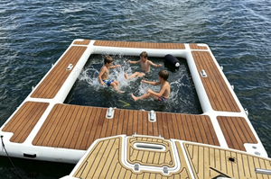 Nouvelle <span class=keywords><strong>piscine</strong></span> gonflable personnalisable pour yacht avec filet 2026 - Product Image 4