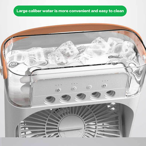 Mini Ventilador Portátil 3 en 1 de Plástico con Hielo, Humidificador Multifuncional de Aire Frío para Verano, Enfriador de Aire por Agua - Product Image 2