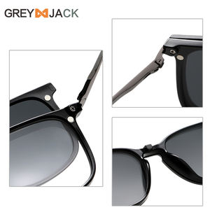جراي جاك بيع بالجملة مشبك نظارات شمسية 4 في 1 عدسة UV400 كليب على إطار نظارات مستقطبة - Product Image 4
