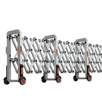 Barrière de Sécurité Pliante en Alliage d'Aluminium Personnalisée XGY, Clôture d'Isolation Extérieure Manuelle Coulissante, Portail Télescopique – Dernier Modèle
