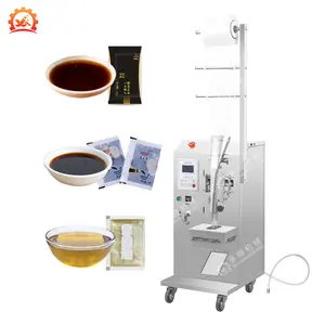 DZD-220Y Vertical Automatic Liquid Cooking Oil Vinegar Juice Water Sachet Packing Machine for Small Business