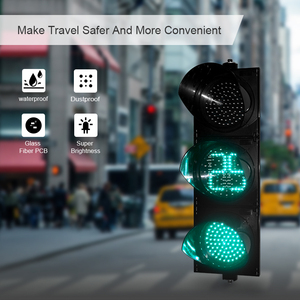 Maßgefertigte 200mm Rot-Grüne Kugel mit Countdown-LED-Ampeln für Straßensicherheit - Product Image 5