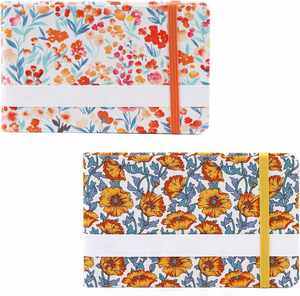 Carnet de croquis aquarelle format mini 2,4x2,4 pouces, couverture en cuir carrée portable, papier épais, reliure spirale, 40 feuilles pour enfants - Product Image 3