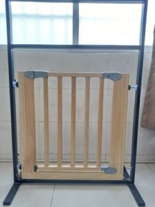 Barrière d'escalier en métal pour bébé, barrière d'escalier en <span class=keywords><strong>bois</strong></span> pour bébé - Product Image 6