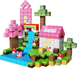 Bloques de Construcción Magnéticos 3D, Juego de Bloques de Plástico, Regalos de Cumpleaños para Niños, Mejora las Habilidades Cognitivas, Desarrolla la Creatividad - Product Image 1