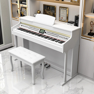 Piano numérique de haute qualité avec haut-parleurs intégrés, double clavier, voix multiples - Product Image 2