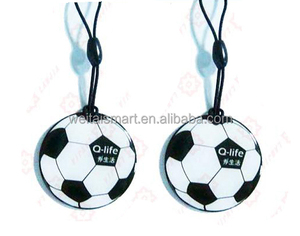 Tùy chỉnh in ấn không thấm nước 13.56MHz HF <span class=keywords><strong>RFID</strong></span> Thẻ <span class=keywords><strong>Epoxy</strong></span> NFC keyfob <span class=keywords><strong>Epoxy</strong></span> tag với dây màu đen cho thẻ kiểm soát truy cập - Product Image 3