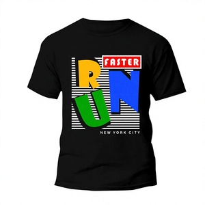 Camiseta de Algodón y Poliéster para Hombre con Logotipo Personalizado al por Mayor, Transpirable, Informal, para Verano - Product Image 2