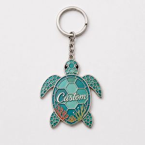 Llaveros Personalizados de Alta Calidad con Diseño de Tortuga Marina, Souvenir para Amantes de los Animales - Product Image 3