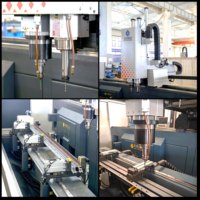 Centro de Fresado y Perforación CNC 4+2 de la Marca Tainchen para Ventanas y Puertas de PVC y Aluminio, Rotación en Cualquier Ángulo de -90 a 90 Grados, Servicio OEM