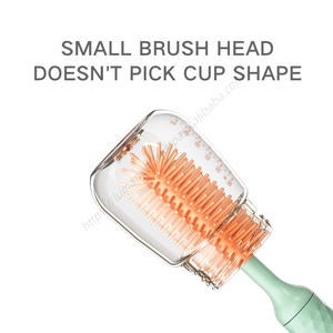 Brosse de nettoyage multifonctionnelle rechargeable en silicone pour biberons et tasses de nouveau-nés – Vente en gros - Product Image 5
