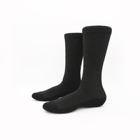 OEM Antibactérien Antidérapant Confortable Manchette Lâche Fibre de Bambou Logo Personnalisé Sans Reliure Haut Super Doux Chaussettes Diabétiques