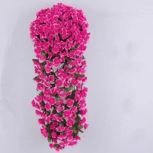 <span class=keywords><strong>La</strong></span> nuova vite del <span class=keywords><strong>fiore</strong></span> <span class=keywords><strong>viola</strong></span> della parete del <span class=keywords><strong>fiore</strong></span> artificiale è usata per decorare i fiori artificiali della festa nuziale - Product Image 4