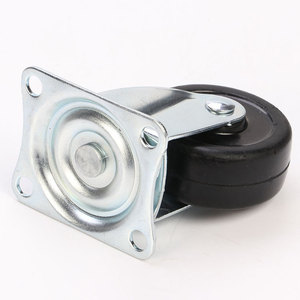 2 Inch Double Bearing Diamond <b>Caster</b> PP <b>Wheel</b> Plate Mount For Furniture Shelves Lightweight Quiet Wear Resistant - Product Image 1