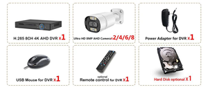 2MP 5MP ngoài trời <span class=keywords><strong>16CH</strong></span> <span class=keywords><strong>AHD</strong></span> an ninh Camera <span class=keywords><strong>Kit</strong></span> 4k <span class=keywords><strong>16CH</strong></span> <span class=keywords><strong>AHD</strong></span> Bullet <span class=keywords><strong>DVR</strong></span> <span class=keywords><strong>Kit</strong></span> máy ảnh <span class=keywords><strong>DVR</strong></span> <span class=keywords><strong>Kit</strong></span> 2MP 16 kênh <span class=keywords><strong>AHD</strong></span> CCTV <span class=keywords><strong>H</strong></span>ệ thống camera - Product Image 5