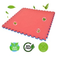 LINYIQUEEN WTF Taekwondo approuvé, tapis en EVA Tatami de 1 pouce pour BJJ, MMA, kickboxing, Jiu Jitsu