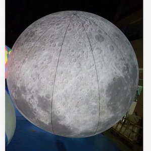 Globos inflables gigantes para decoración de fiestas temáticas espaciales, globos inflables de planetas/Luna de tierra inflable, modelo Led colgante de nueve planetas - Product Image 3