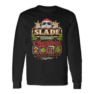 T-shirt à manches longues Slade Family Christmas 2025 pour créer des souvenirs ensemble - Product Image 1