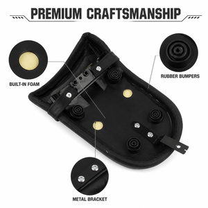 Coussin de siège arrière pour passager BMW R18 R18 Classic <span class=keywords><strong>R18B</strong></span> R18 Transcontinental R18 Roctane 2020-2025 en mousse noire – Nouveauté - Product Image 4