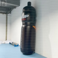 Bouteille gonflable géante personnalisée, modèle de bouteille de boisson gonflable de grande taille pour la promotion de la marque, exposition, événement commercial