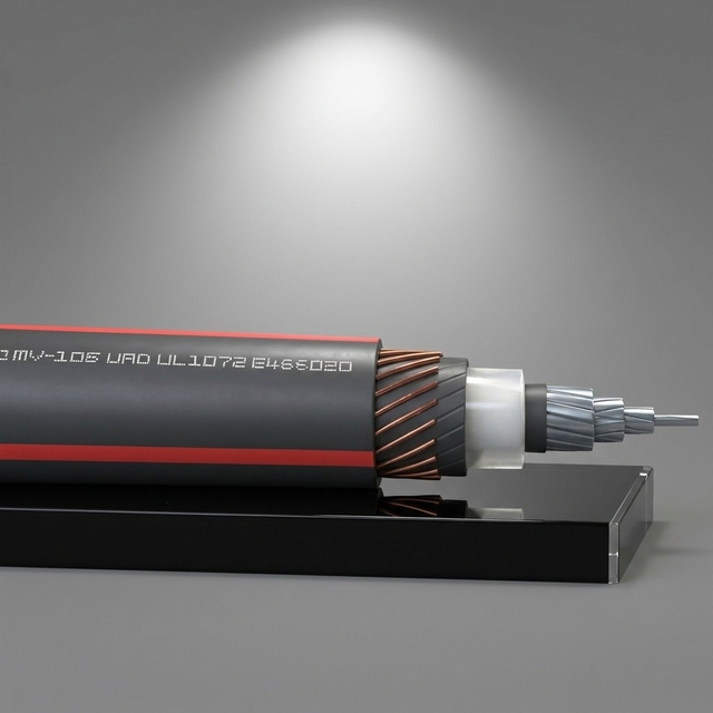 Yaogu MV90 for Medium Voltage Cable TR-XLPE PVC Jacket IP54 Rated 5kV for Utility Industrial Solar Farm Underground Distribution