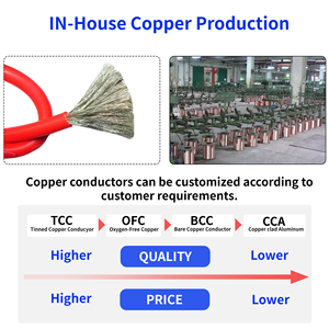สายซิลิโคนอ่อนทนอุณหภูมิสูง (-60 องศาเซลเซียส~200 องศาเซลเซียส) ทองแดงเคลือบดีบุก 2/3/4/5 แกน 6/10/16/25 สายเคเบิล มาตรฐาน IP67 แรงดันสูง 0.6/1kV - Product Image 3