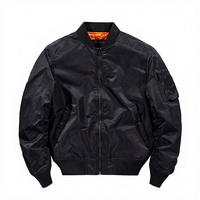 Blouson Bomber d'Hiver Gaufré pour Homme, Style Baseball, avec Fermeture Éclair, Teint Uni, Respirant, Coupe-Vent, en Tissu Peigné Écologique, Grande Taille, Vente en Gros