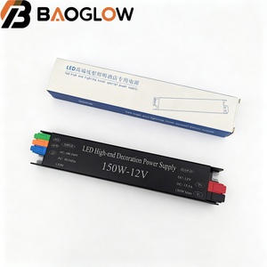 แหล่งจ่ายไฟแบบสวิตชิ่งบางเฉียบ AC 180-240V อินพุตเอาต์พุต 100W-400W แรงดันคงที่ สำหรับใช้ภายในอาคาร ไดรเวอร์ไฟ LED แถบ อะแดปเตอร์แปลงไฟ - Product Image 5