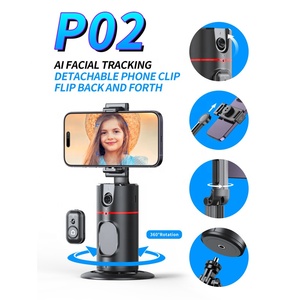 Nouvelle caméra d'action stabilisée <span class=keywords><strong>pour</strong></span> <span class=keywords><strong>téléphone</strong></span> <span class=keywords><strong>portable</strong></span> avec reconnaissance faciale intelligente IA 360° P01 TikTok Live Streaming Selfie Tool Anti-Shake - Product Image 4