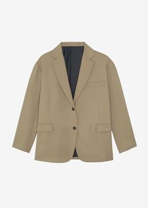 <span class=keywords><strong>Blazer</strong></span> décontracté en sergé pour femme, coupe oversize, couleur unie, style automne, pour le bureau - Product Image 4