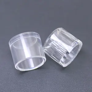 Yisheng Jewelry OEM/ODM Customization Mini Beer Glass Shape Faceted Cut Cylinder Synthetic White Ruby Corundum Gemstone