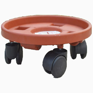 Tuan Plastic Flower Pot Wheeled Tray Thickened Plastic <b>Rollers</b> <b>Floor</b> Standing Plant Moveable Base - Product Image 5
